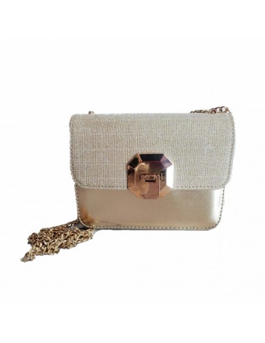 BORSA METALLIZZATO PLATINO/NIGHT...