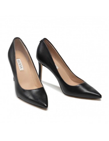 DÉCOLLETÉ IN PELLE NERO GUESS