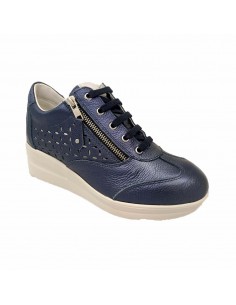 SCARPA DONNA PELLE F.DO GOMMA