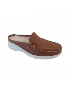SCARPA DONNA PELLE F.DO GOMMA
