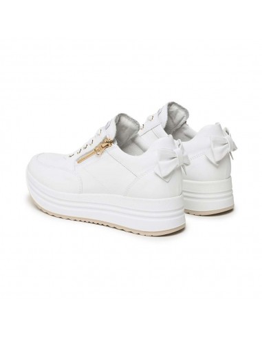 SNEAKERS DONNA IN PELLE NEROGIARDINI