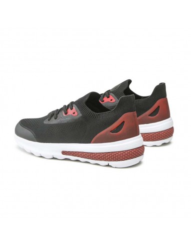 GEOX Sneakers uomo nero rosso U...
