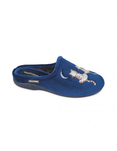 VALLEVERDE Pantofola donna blu26129