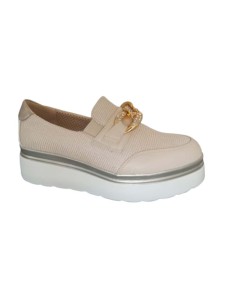 CINZIA SOFT  MOCASSINA BEIGE