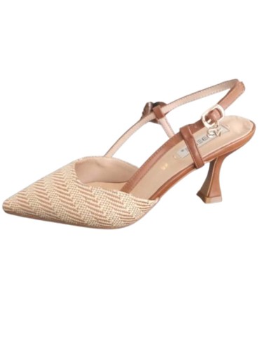 MIABELLE RAFFIA LIZ CUOIO