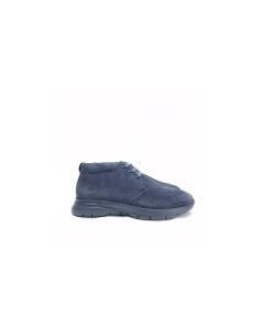 Frau polacco blu in suede 09A2