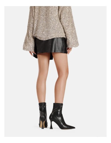 QUEEN HELENA  STIVALETTO  BLACK  K3413