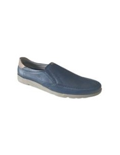 Fluchos slip on  pelle blu...