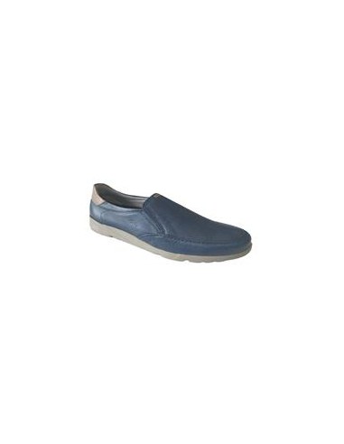Fluchos slip on  pelle blu f1458 